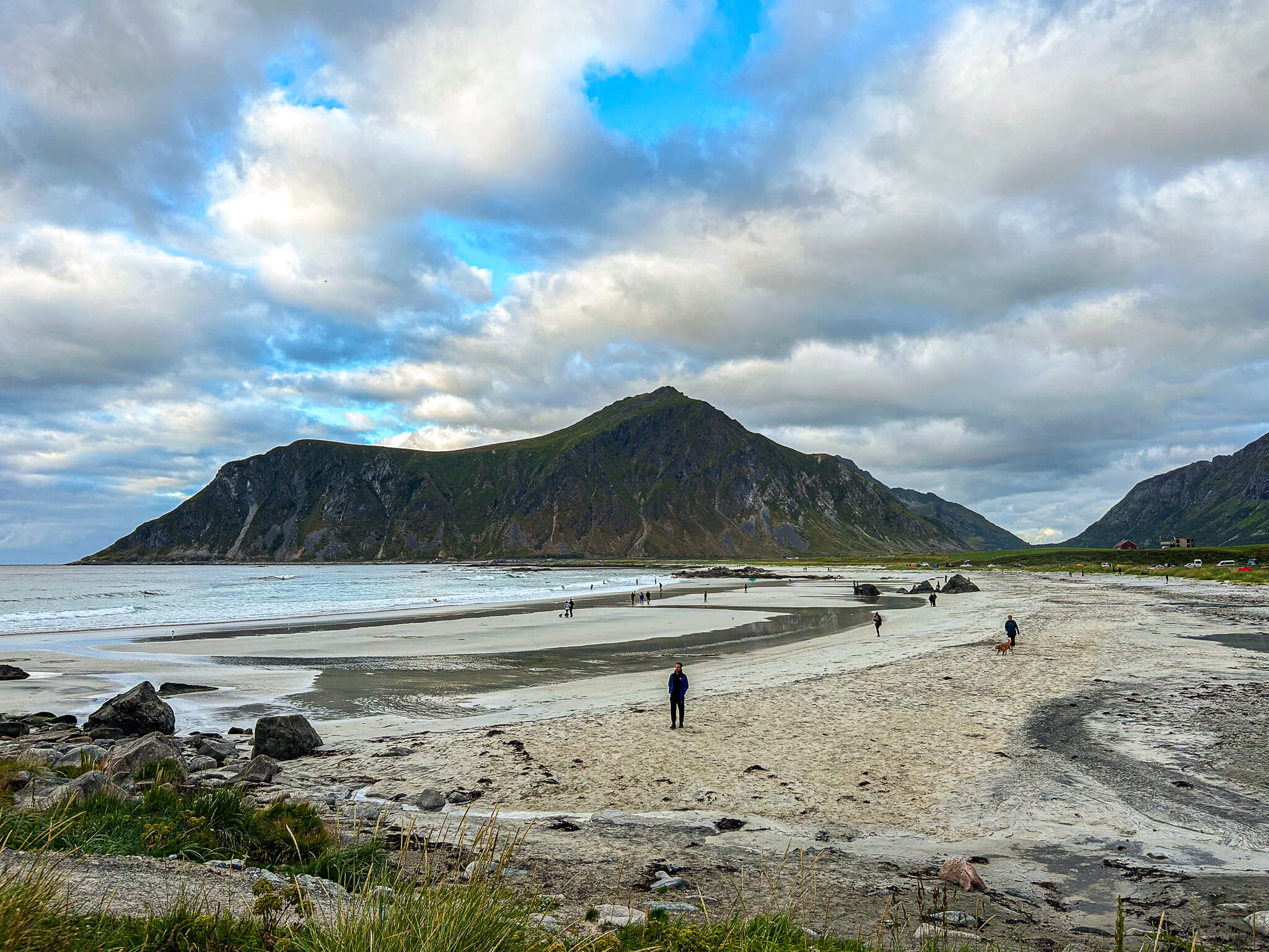 Pláž Skagsanden - Flakstad, Nordland